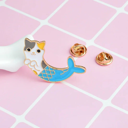 Pin Gato Sirena