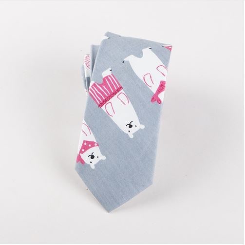 Corbata Osos Gris