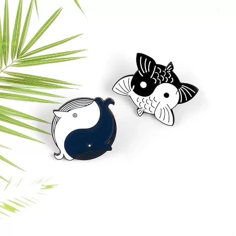 Pin Ying Yang · Ballenas & Peces
