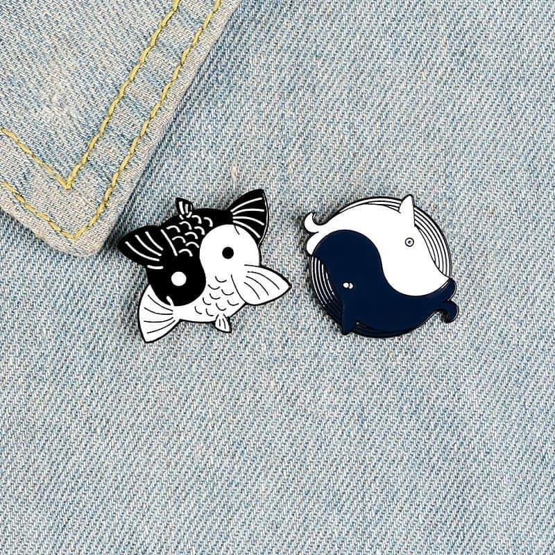Pin Ying Yang · Ballenas & Peces