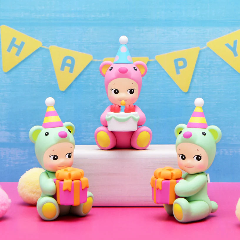 Blind Box · Sonny Angel — Birthday Gift Bear · Réplica