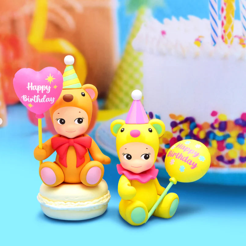 Blind Box · Sonny Angel — Birthday Gift Bear · Réplica