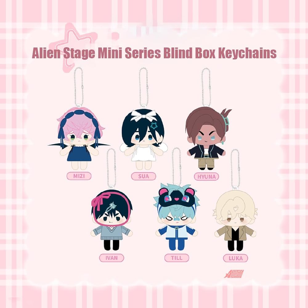 Blind Box · Alien Stage — Mini Plush Keychain