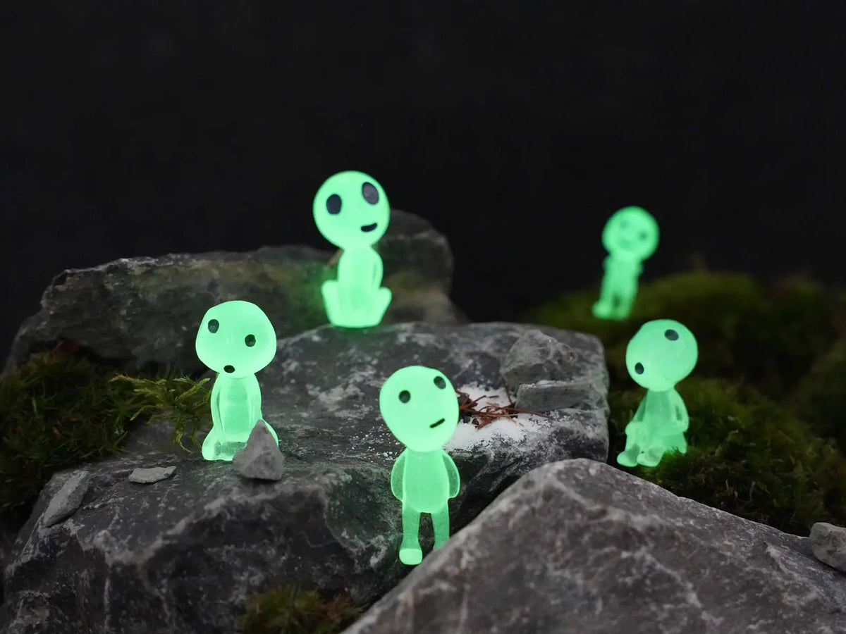 Mini Figuras · Kodama Luminosas · Studio Ghibli