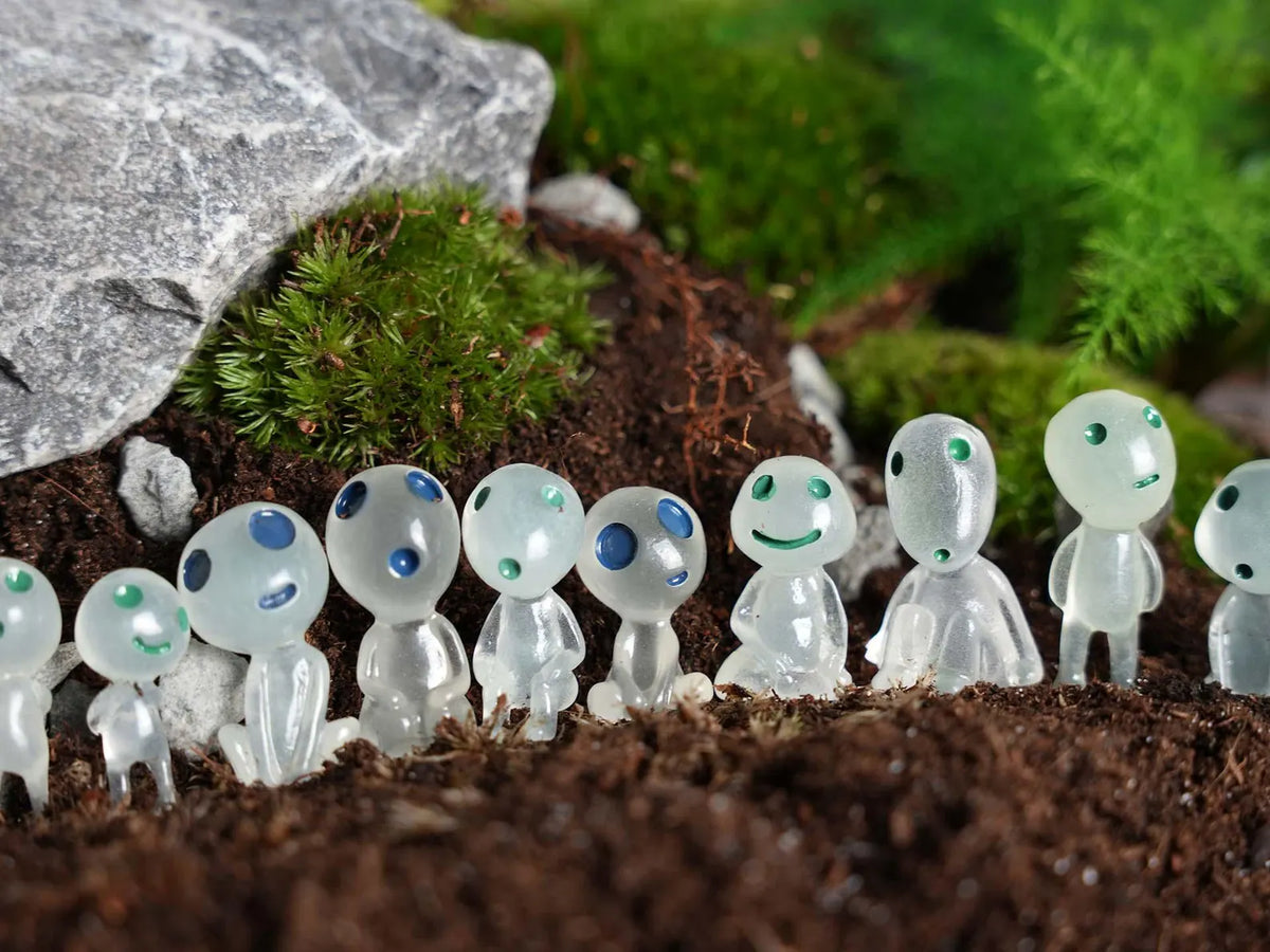 Mini Figuras · Kodama Luminosas · Studio Ghibli
