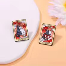 Pin Gatos Tarot · The Lovers