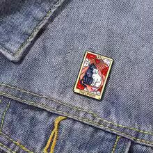 Pin Gatos Tarot · The Lovers