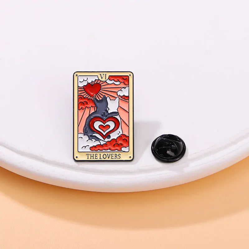 Pin Gatos Tarot · The Lovers
