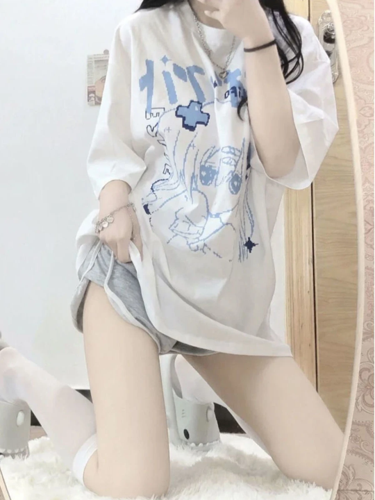 Polera Harajuku Girl Celeste