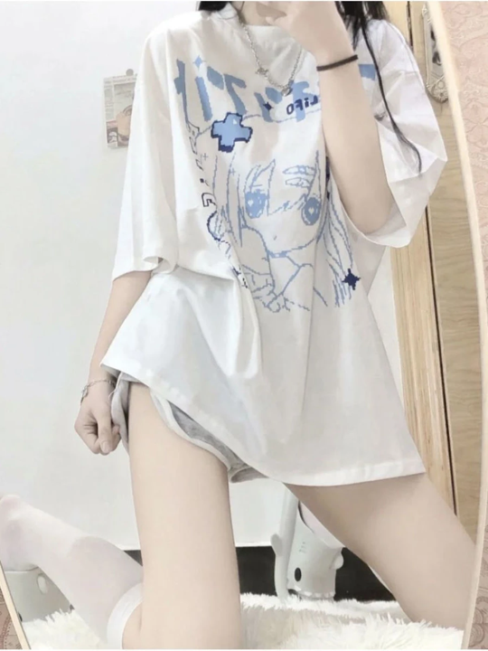 Polera Harajuku Girl Celeste