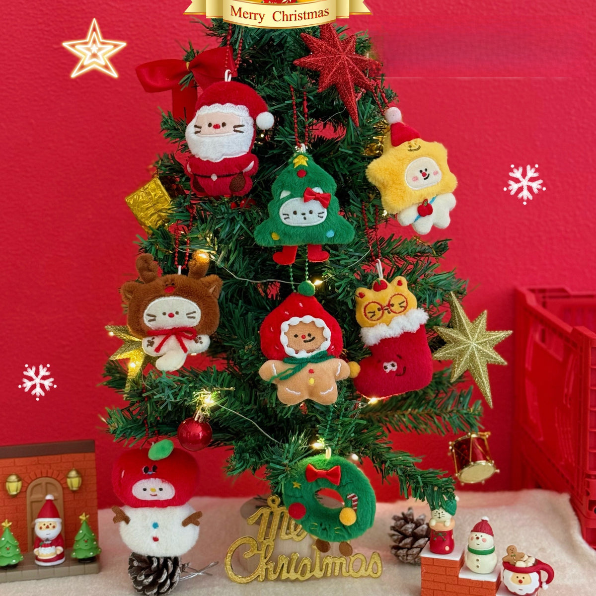 Colgantes Navideños · Felpa