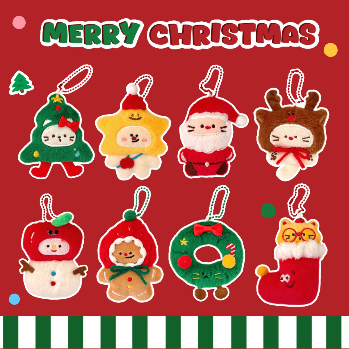 Colgantes Navideños · Felpa