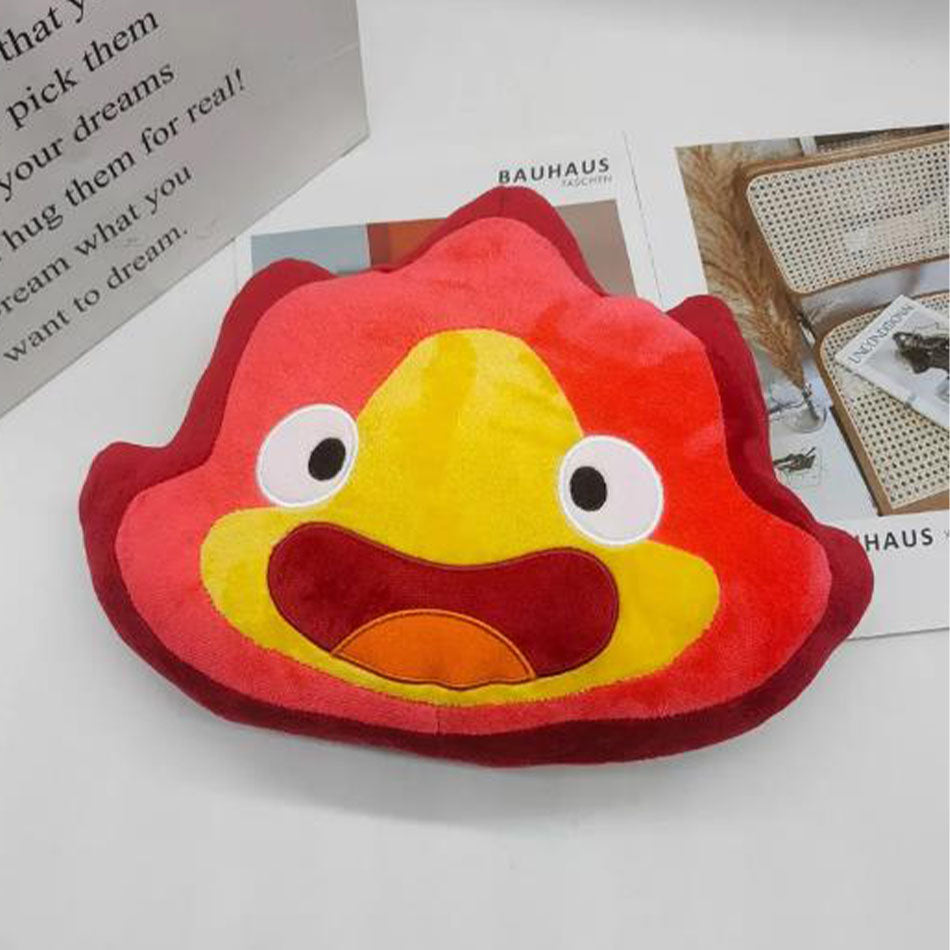 Cojín de Peluche · Calcifer 25 cm · Studio Ghibli