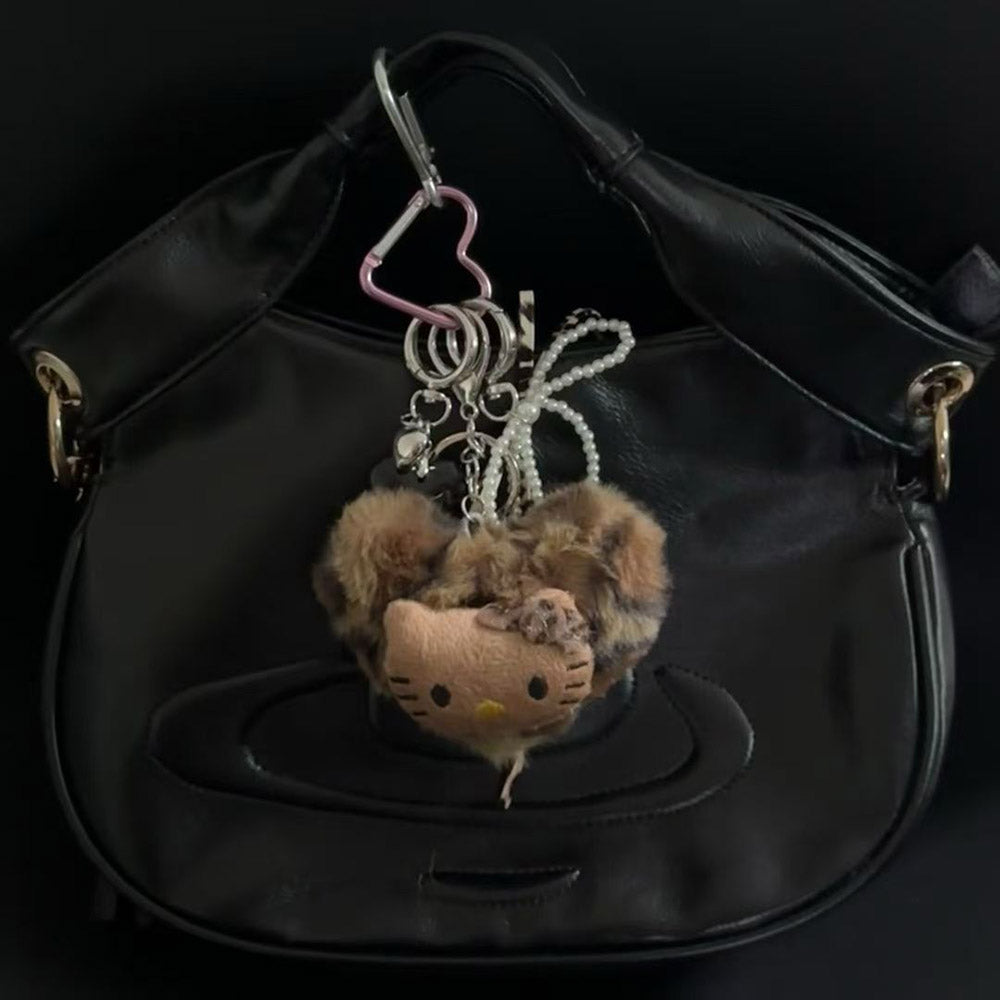 Colgante Hello Kitty · Corazón Animal Print