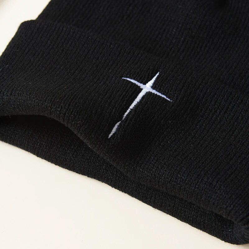 Gorro · Y2K Cruz Brillo · Negro