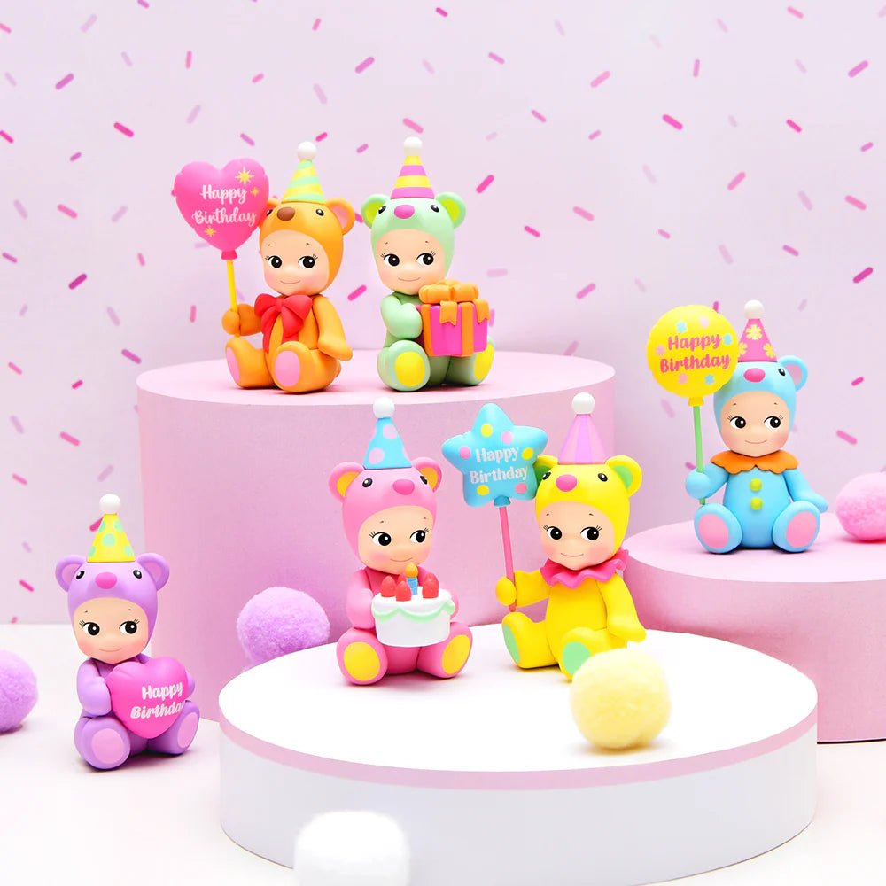 Blind Box · Sonny Angel — Birthday Gift Bear · Réplica