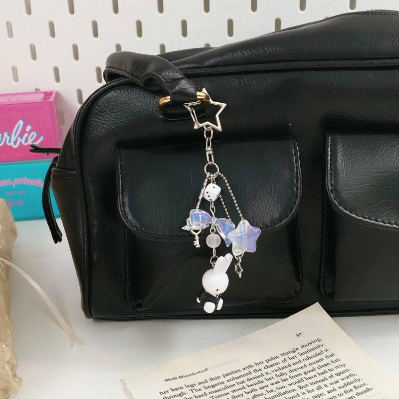 Colgantes Miffy · Negro & Rosa
